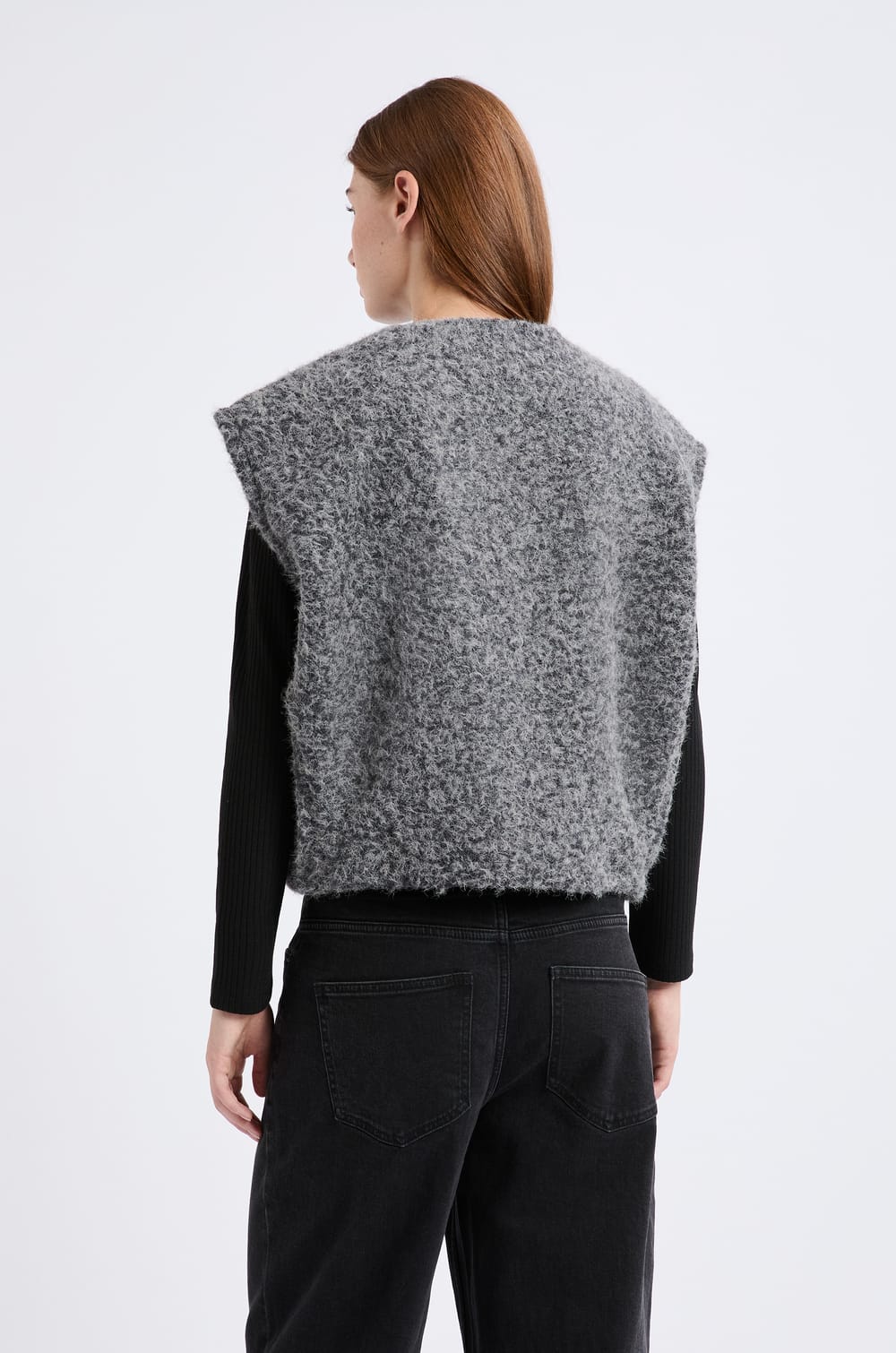 Sleeveless Cardigan;${refinementColor}