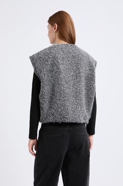 Sleeveless Cardigan;${refinementColor}