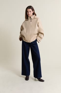 Trench &agrave; capuche avec coton;${refinementColor}