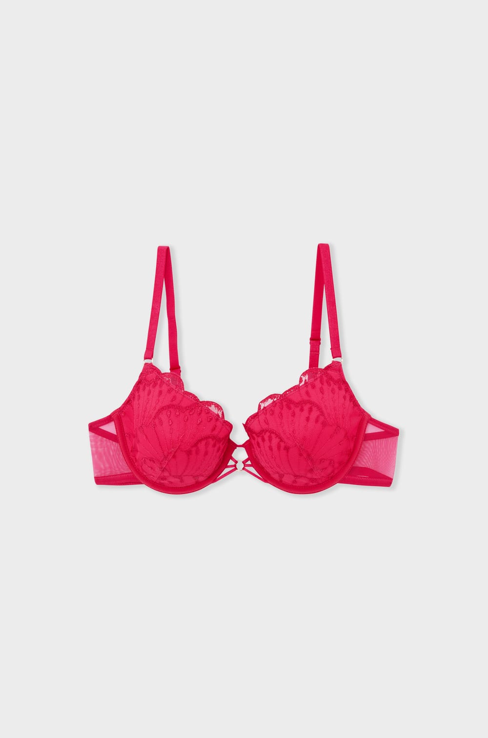 Soutien-gorge N.4 - Le coques fines en broderie florale;${refinementColor}