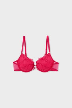 Soutien-gorge N.4 - Le coques fines en broderie florale;${refinementColor}