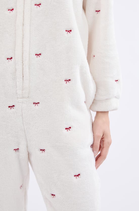 Fleece Jumpsuit;${refinementColor}