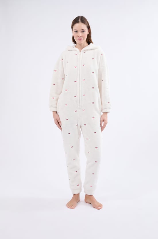 Fleece Jumpsuit;${refinementColor}