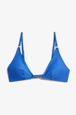 Triangle Bikini Top With Jewel Detail;${refinementColor}