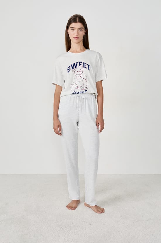 Pantalon de pyjama;${refinementColor}