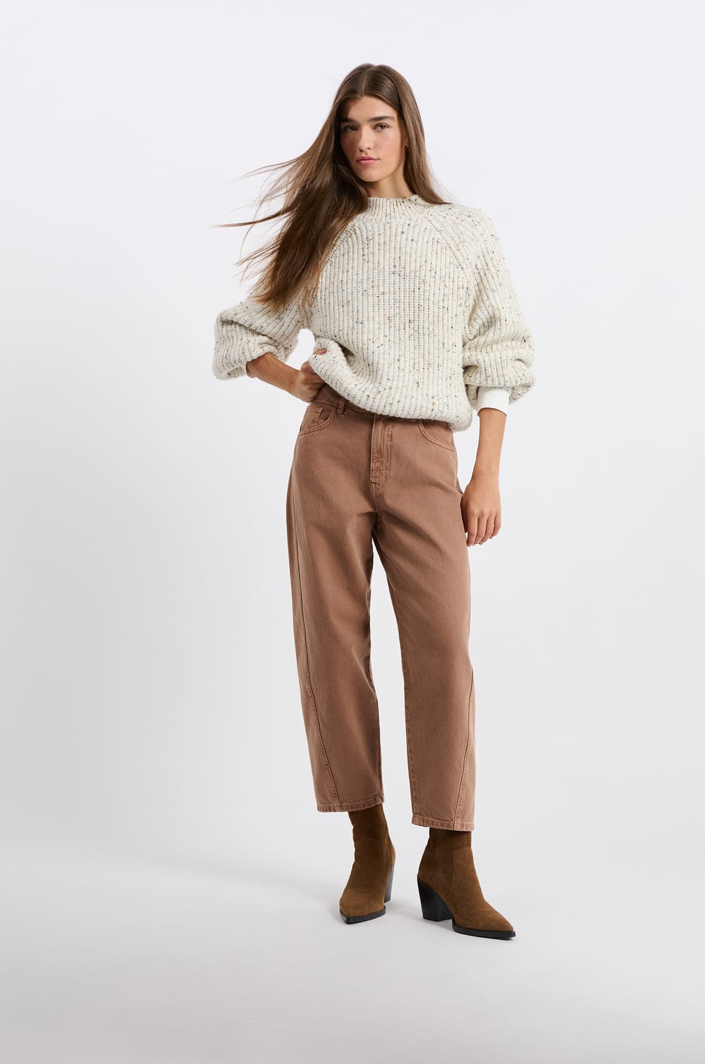 Pantalon en coton;${refinementColor}