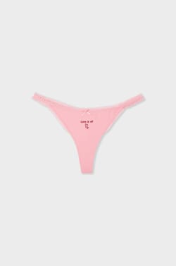 Cotton Thong;${refinementColor}