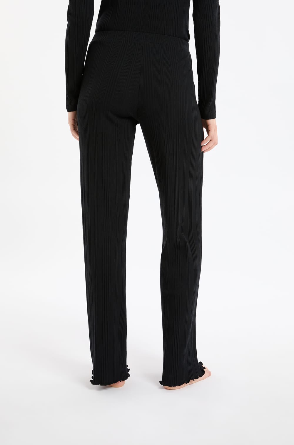 Pantal&oacute;n de pijama de punto acanalado Richelieu&nbsp;;${refinementColor}