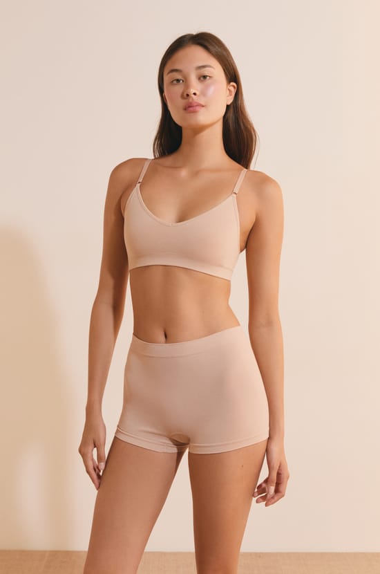 Cotton Boyshort for Optimal Comfort;${refinementColor}