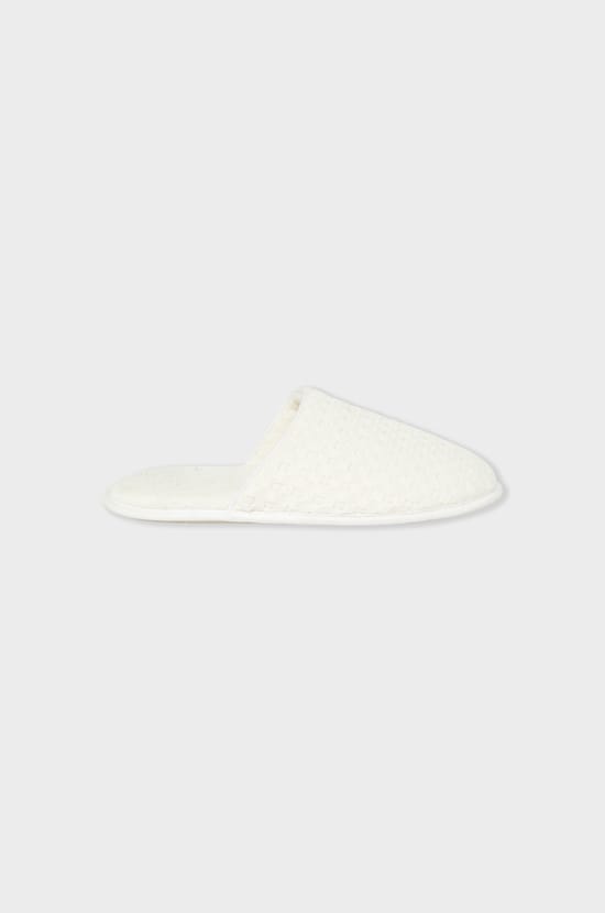 Pantoletten mit Bienenwaben-Baumwolle;${refinementColor}