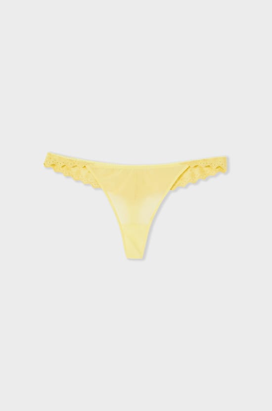 Embroidered Thong;${refinementColor}
