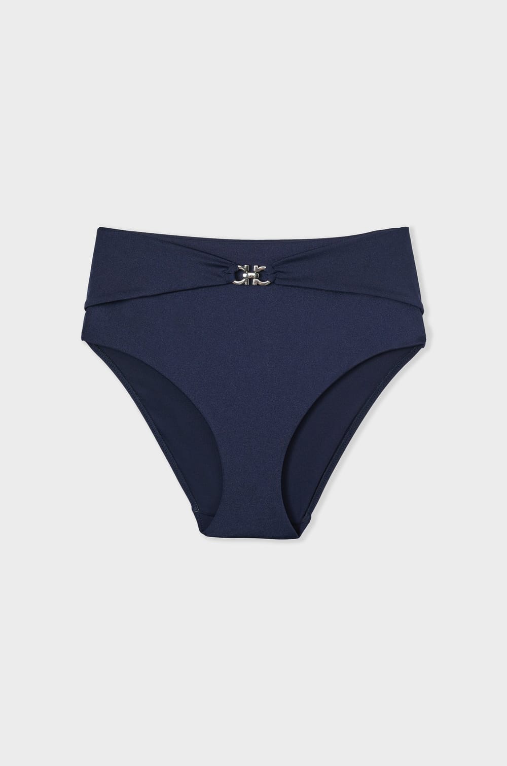 High-waisted bikini brief with jewel detail;${refinementColor}
