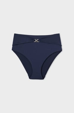 High-Waisted Bikini Brief With Jewel Detail;${refinementColor}