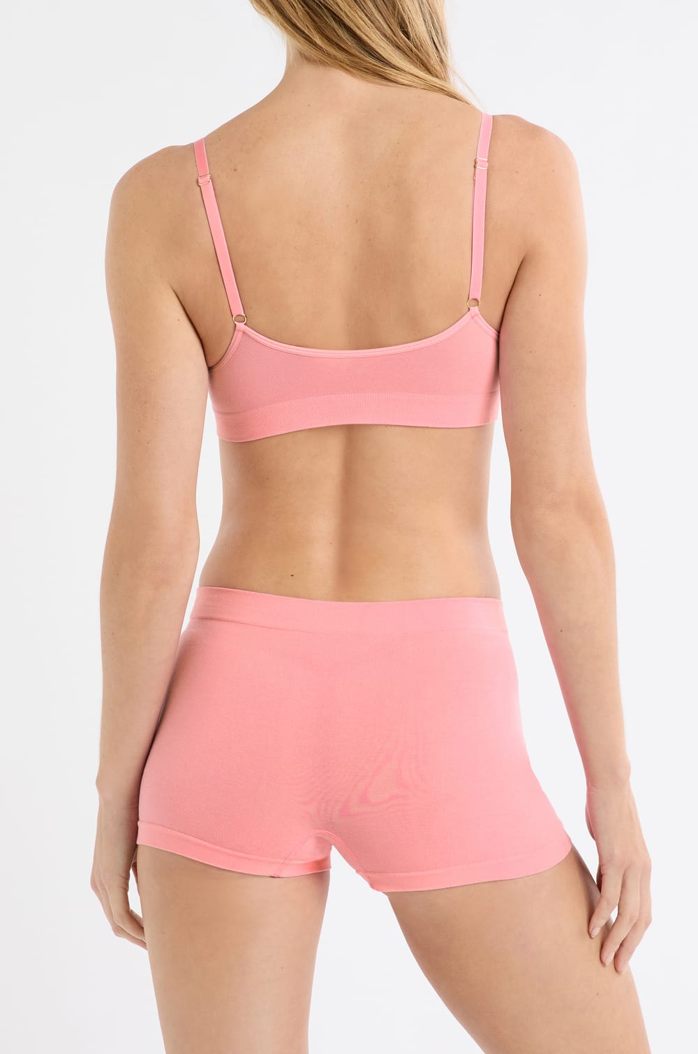 Cotton Seamless Boyshort;${refinementColor}