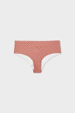 Hipster en microfibre sans couture à motifs coeurs;${refinementColor}