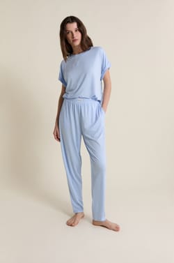 Pantalon de pyjama &eacute;lastiqu&eacute;;${refinementColor}