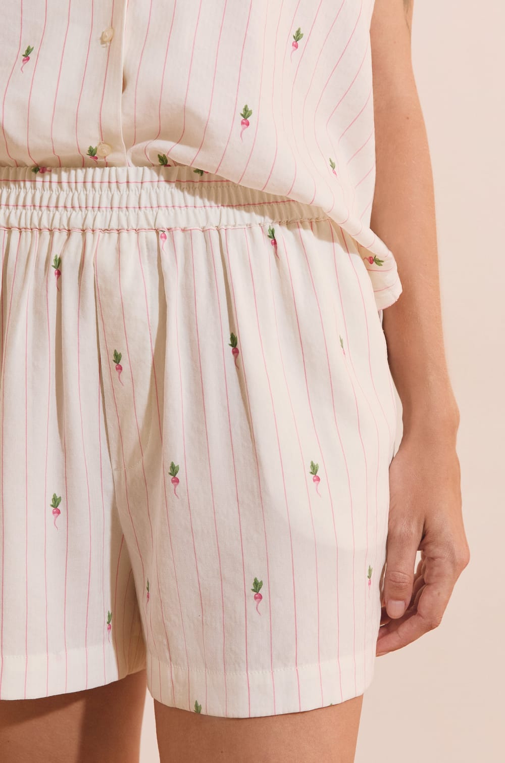 Short de pyjama &agrave; motifs;${refinementColor}