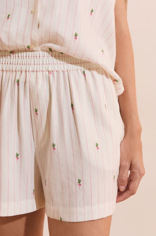 Short de pyjama &agrave; motifs;${refinementColor}