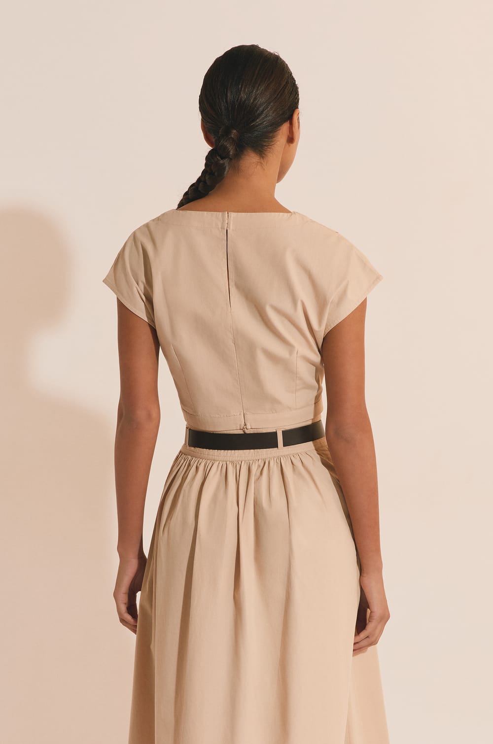 Top court en coton;${refinementColor}