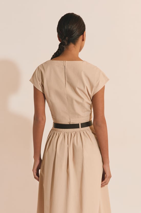 Top court en coton;${refinementColor}