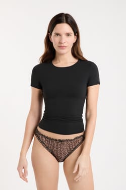 Leopard tulle bloomer brief;${refinementColor}