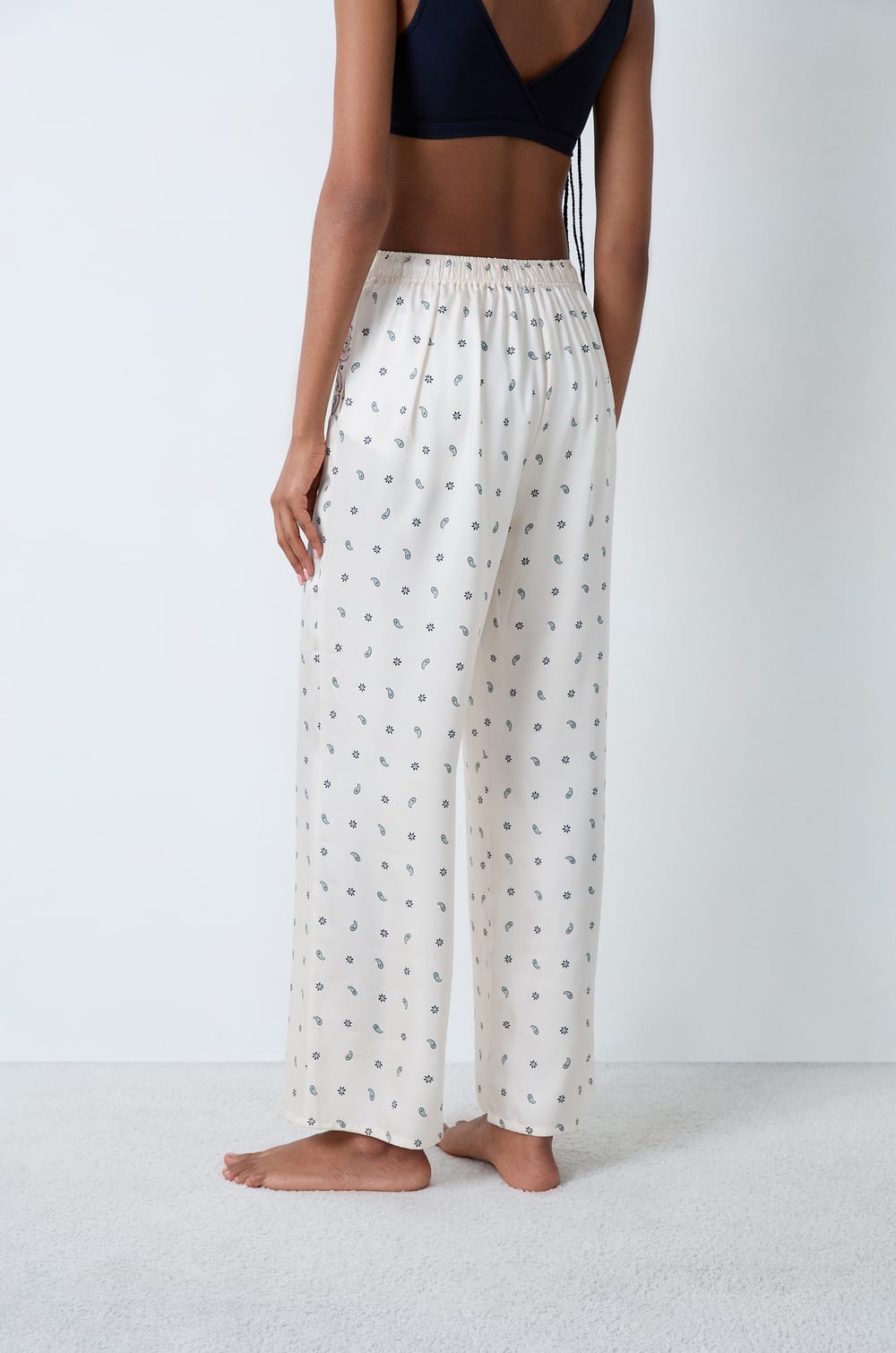Patterned Pyjama Trousers;${refinementColor}