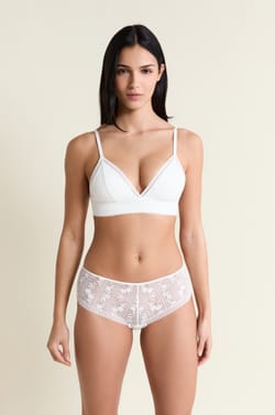 Soutien-gorge N.8 - Le triangle sans armatures en dentelle sans teinture;${refinementColor}