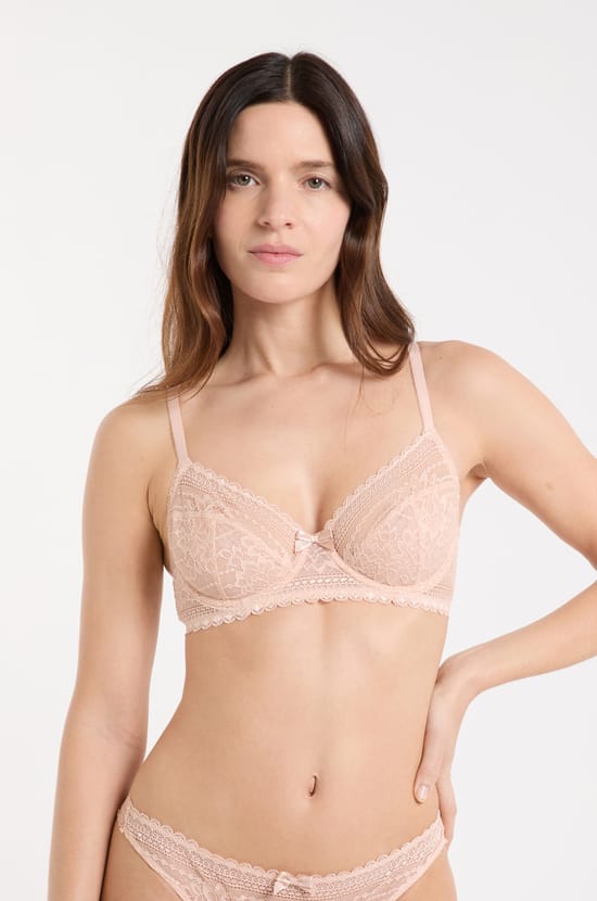 Balconette Bra Without Cups;${refinementColor}