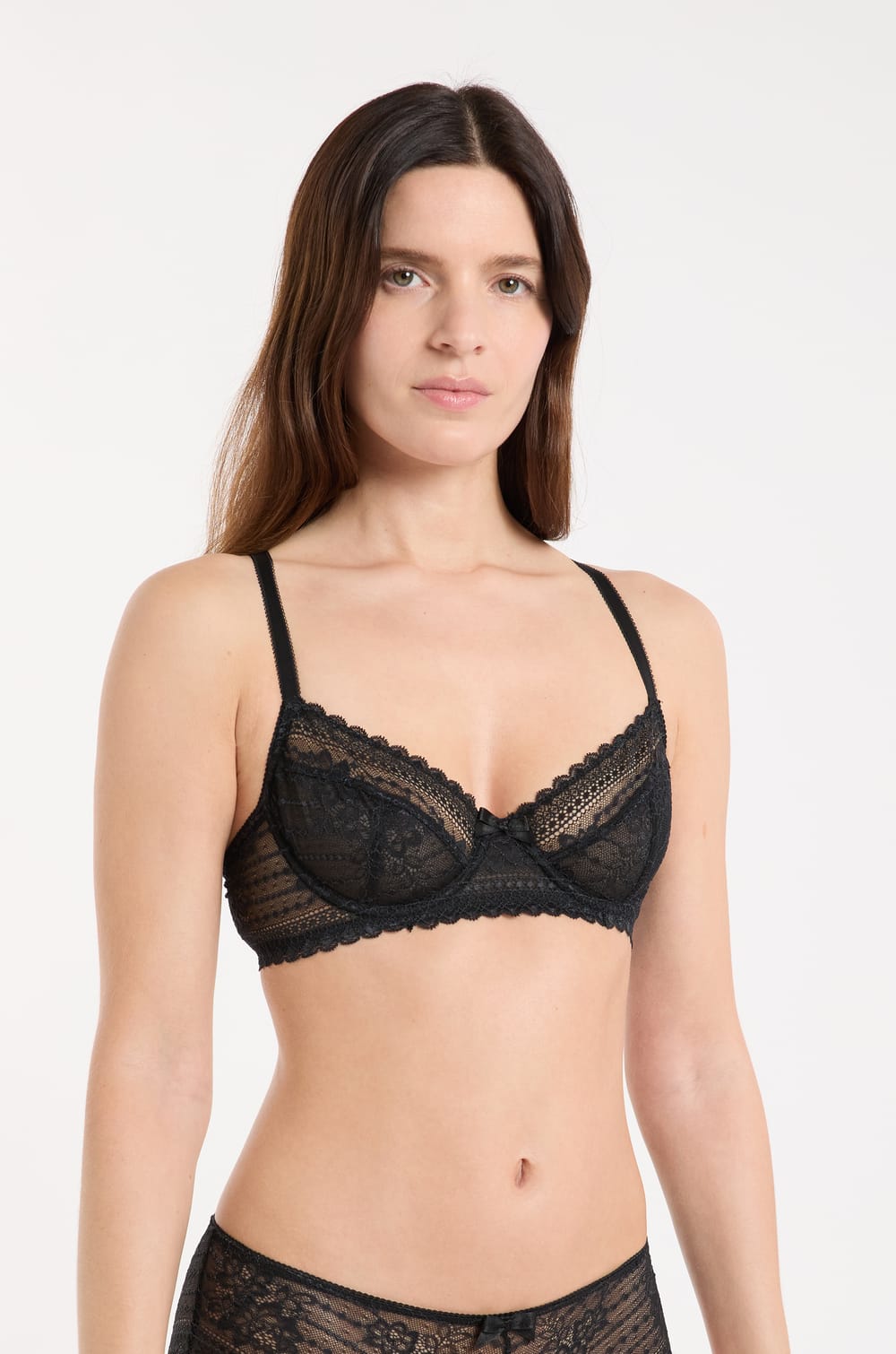 Unlined Demi Bra;${refinementColor}