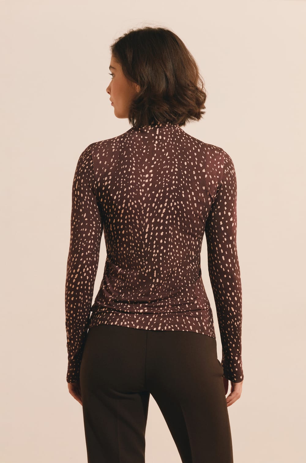 T-shirt manches longues &agrave; motifs;${refinementColor}
