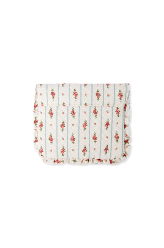 Neceser de algod&oacute;n estampado con motivos florales;${refinementColor}