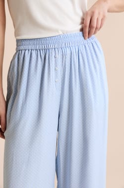 Pantal&oacute;n de pijama con lunares;${refinementColor}