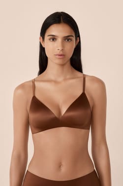 Wireless Triangle Bra;${refinementColor}