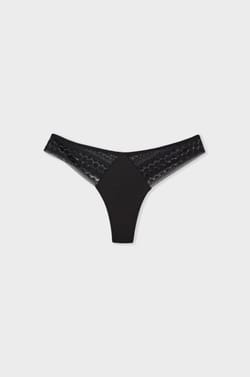  Tanga con detalles de encaje ;${refinementColor}