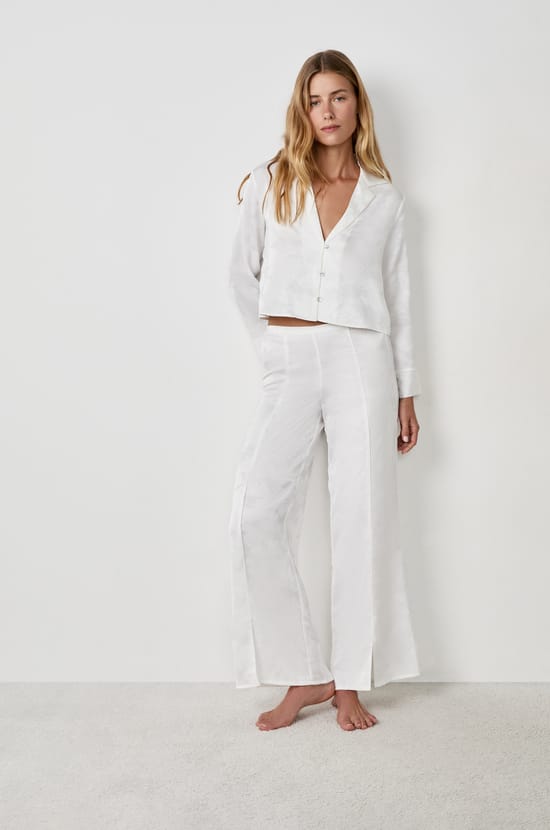 Satin Pajama Pants;${refinementColor}