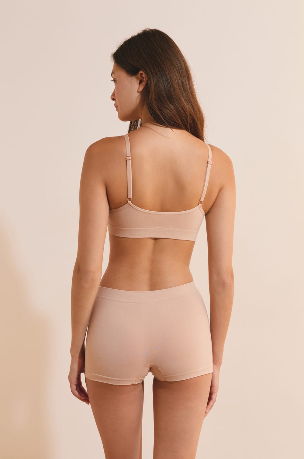 Optimal comfort cotton bralette;${refinementColor}