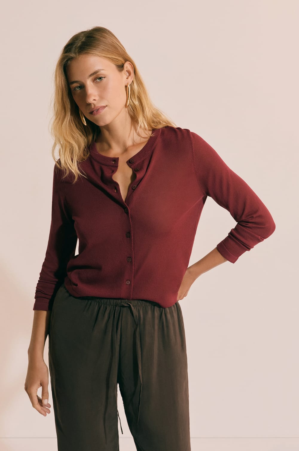 Long-Sleeve Cardigan;${refinementColor}