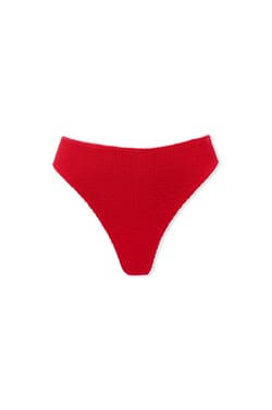 Brasilianische High-Leg Bikini-Hose aus dehnbarem Material;${refinementColor}