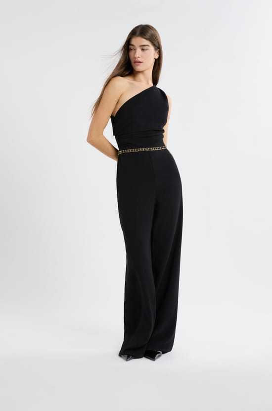Asymmetric Jumpsuit;${refinementColor}