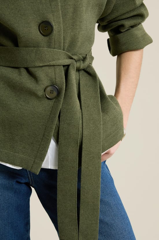 Gilet ceintur&eacute;;${refinementColor}