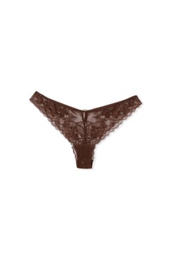Tanga avec broderie;${refinementColor}