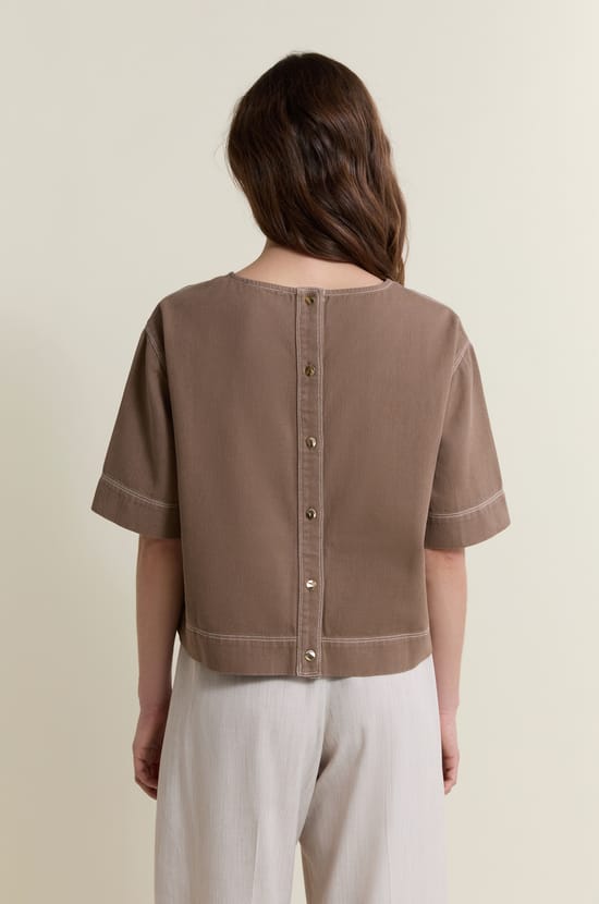 Short Cotton Top;${refinementColor}