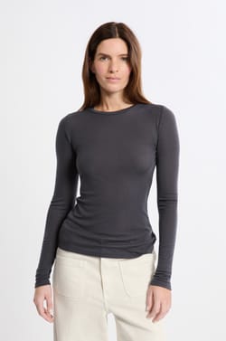 Thermal turtleneck t-shirt with wool;${refinementColor}