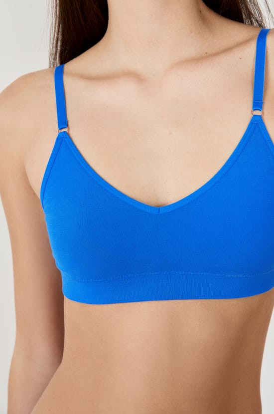 Optimal comfort cotton bralette;${refinementColor}