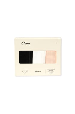 Pack of 3 Cotton Boyshorts;${refinementColor}