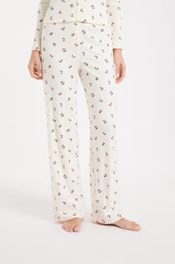 Pantalon de pyjama &agrave; motifs cerises;${refinementColor}