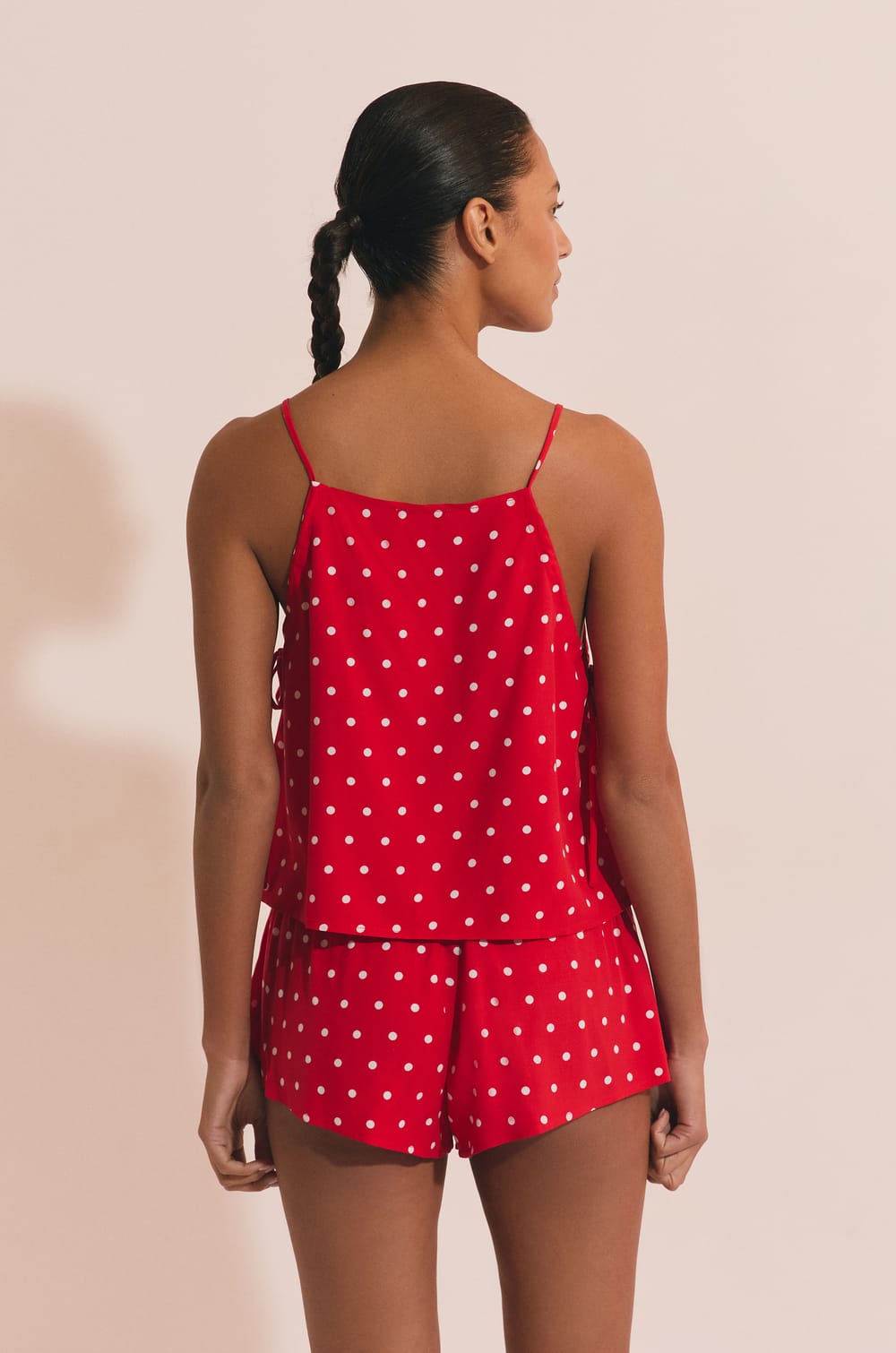 Top de pyjama &agrave; pois;${refinementColor}