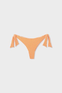 Printed Brazilian tie-side bikini bottom;${refinementColor}
