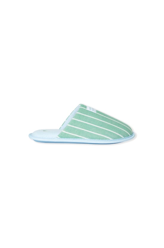 Chaussons mules en coton;${refinementColor}