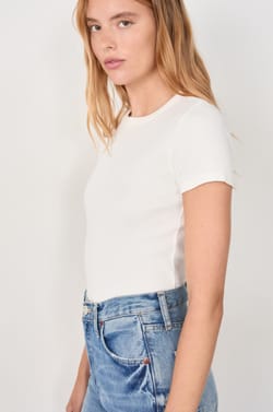 T-shirt manches courtes en coton;${refinementColor}
